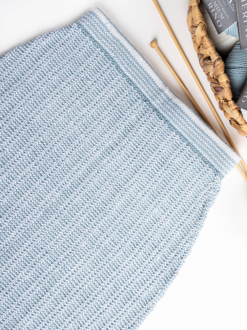 Skirt and Buttoned Cardigan Pattern