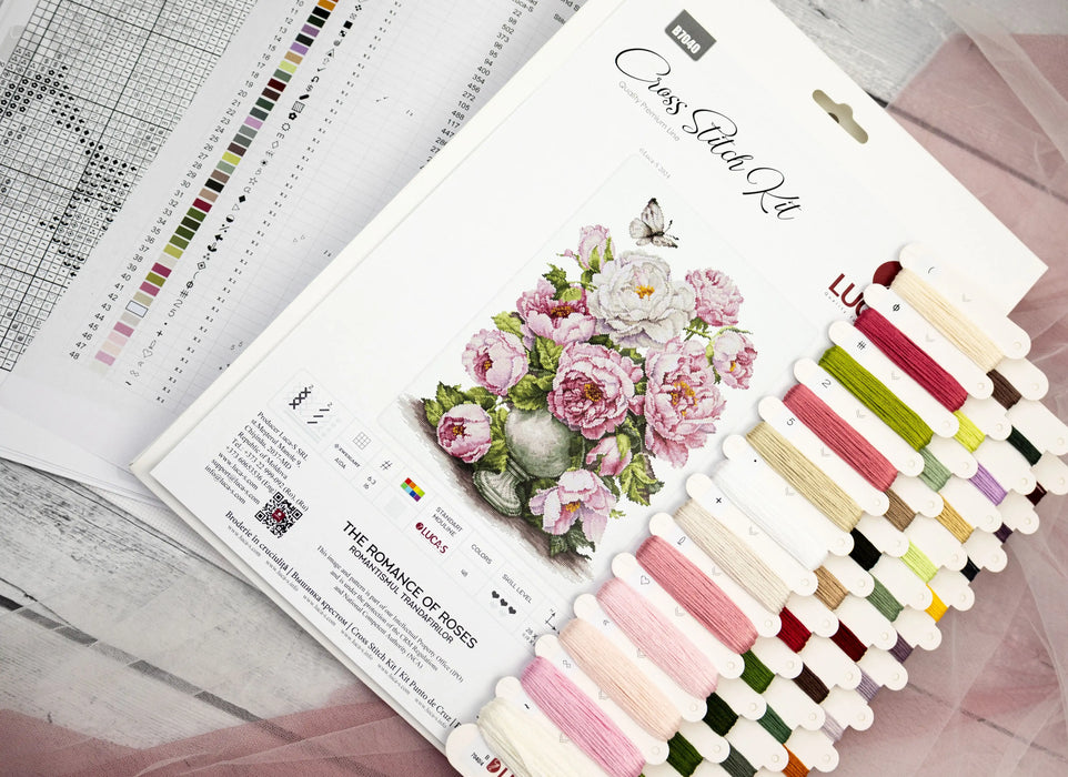 Cross Stitch Kit Luca-S - The Romance of Roses, B7040