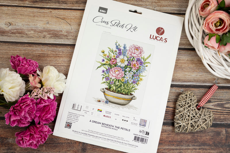 Cross Stitch Kit Luca-S - A Dream Beneath The Petals, B7061