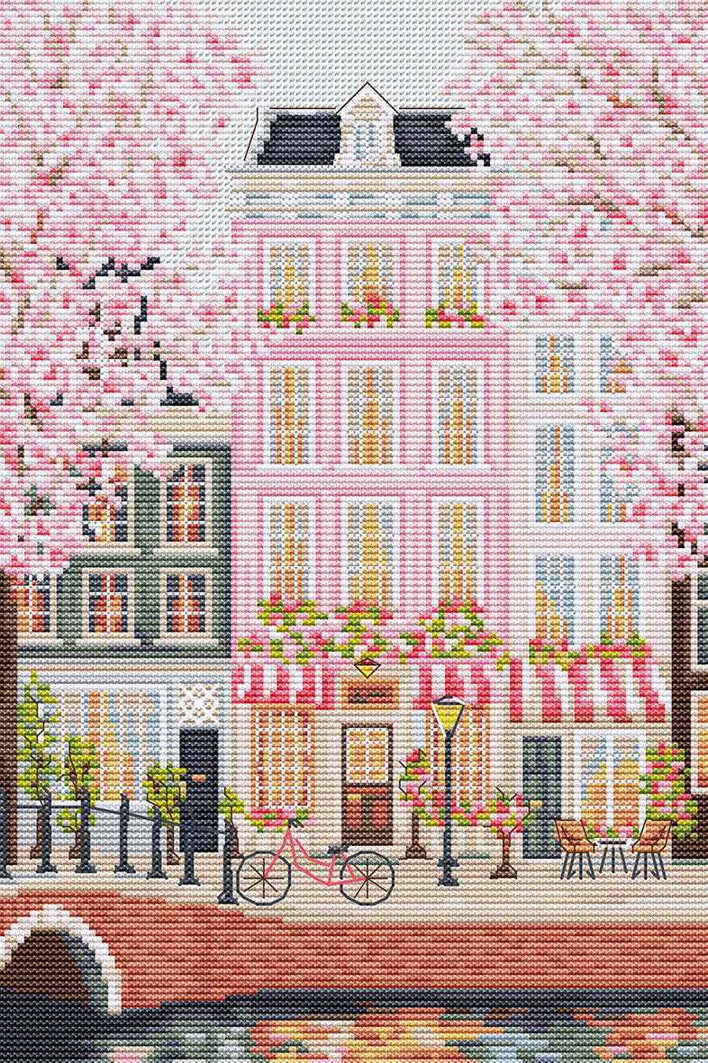 Cross Stitch Kit Luca-S - Amsterdam, Netherlands, PK01