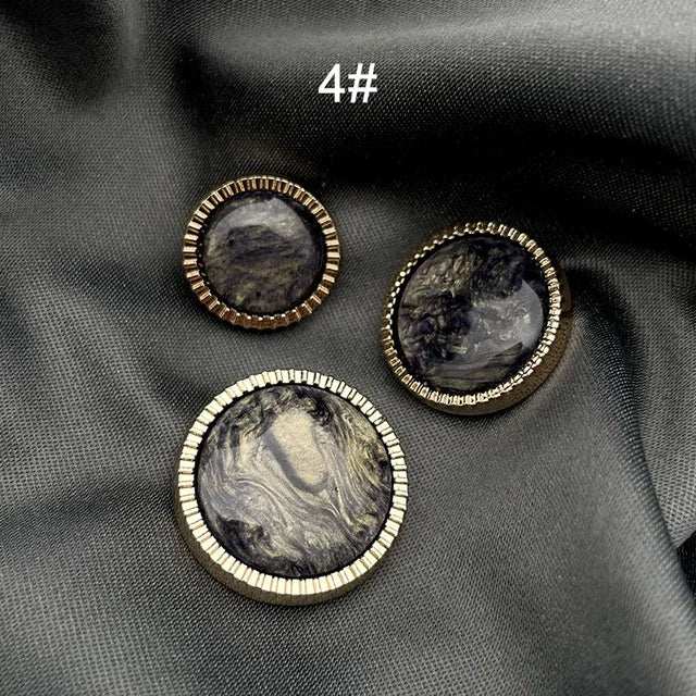 Metal Gold Fashion Suit Buttons