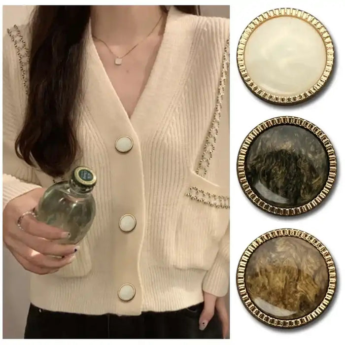 Metal Gold Fashion Suit Buttons