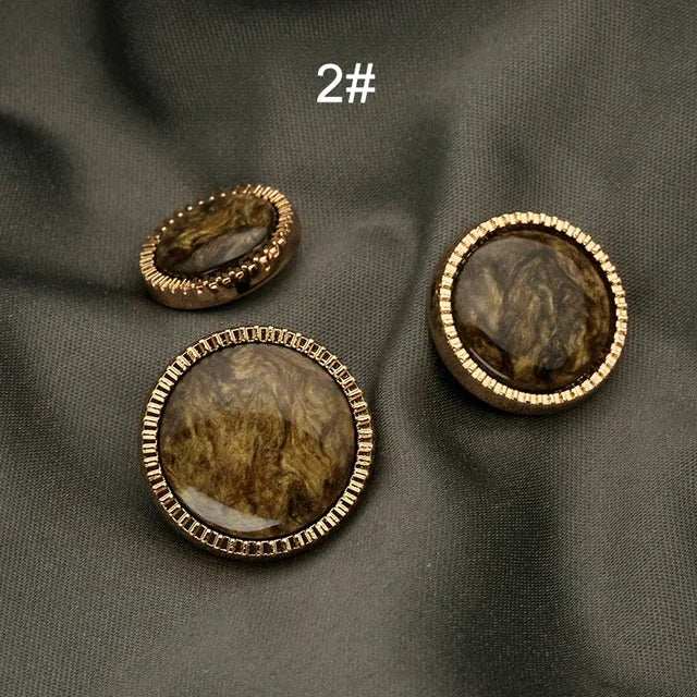 Metal Gold Fashion Suit Buttons