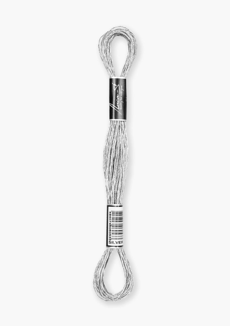 Coton Mouliné Luca-S - ARGENT