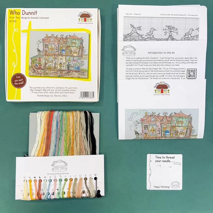 Cross Stitch Kit Bothy Threads - Cut Thru' Who Dunnit