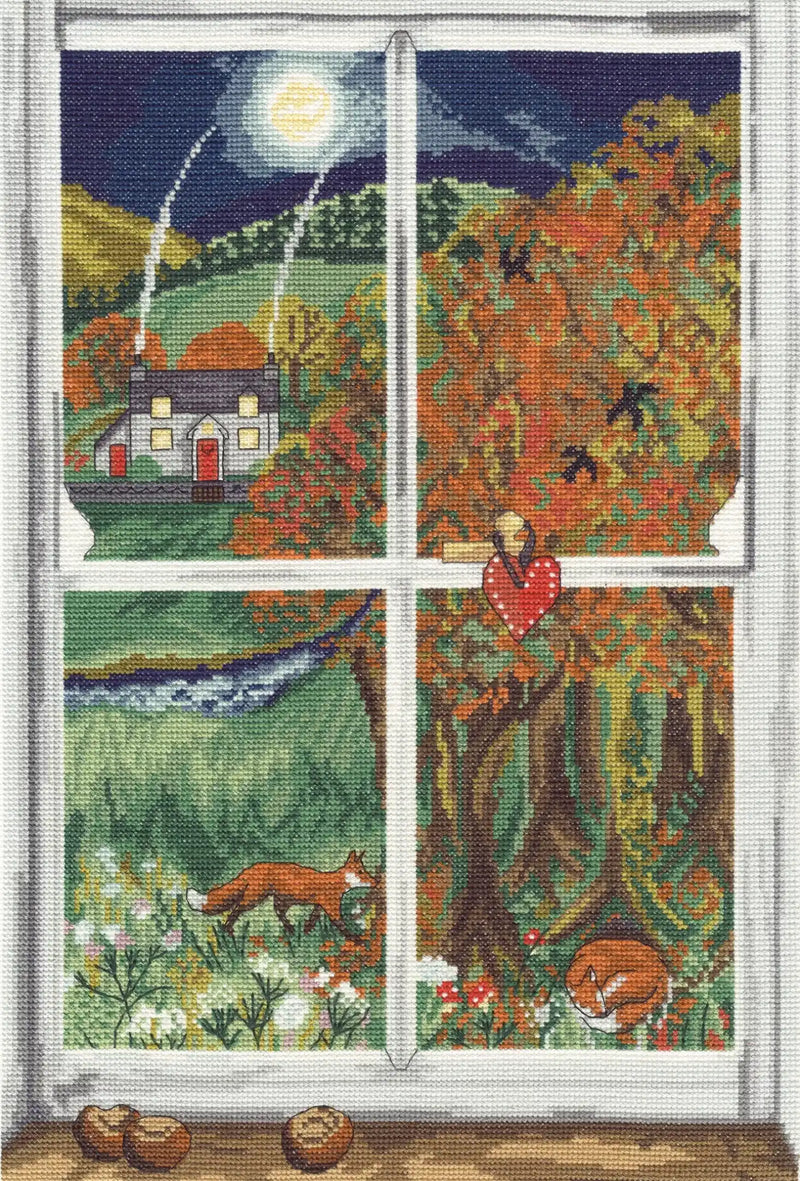 Cross Stitch Kit Bothy Threads - Conker Window