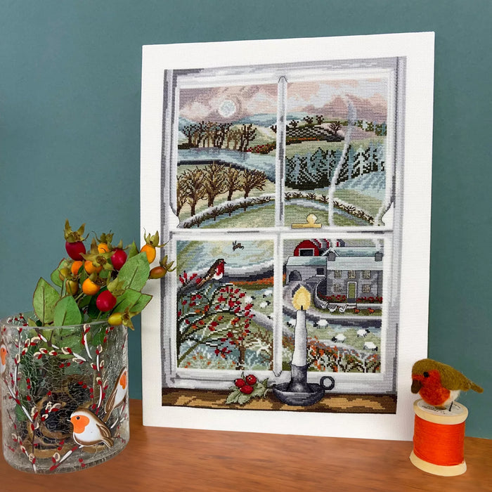 Cross Stitch Kit Bothy Threads - Rosehip Window