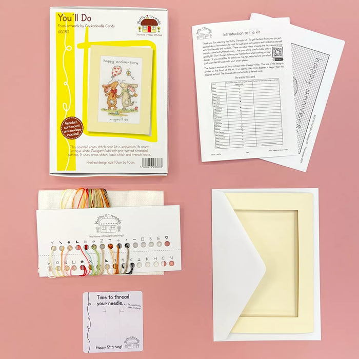 Cross Stitch Kit Bothy Threads - Greeting Card - You'll Do
