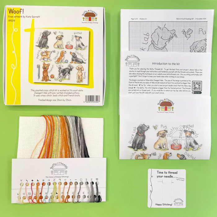 Cross Stitch Kit Bothy Threads - Woof!