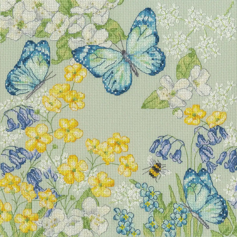 Cross Stitch Kit Bothy Threads - Aquamarine Meadow