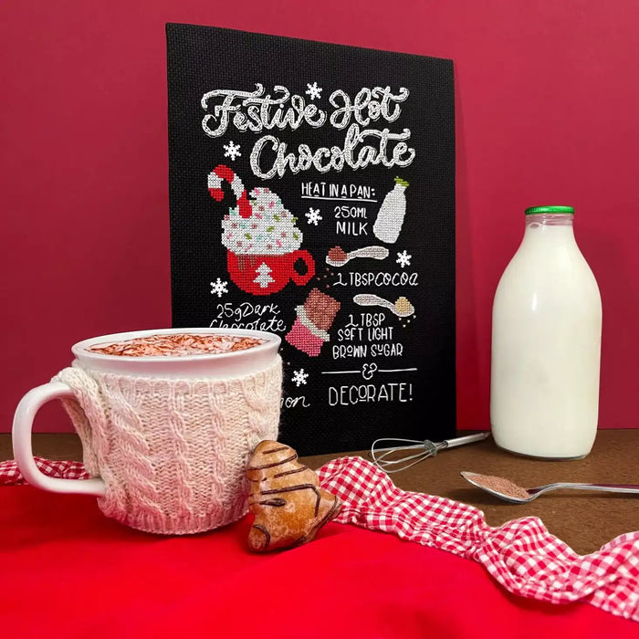 Cross Stitch Kit Bothy Threads - Festive Hot Chocolate