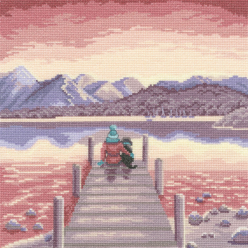 Cross Stitch Kit Bothy Threads - A Pawfect Place By The Water