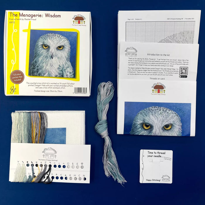 Cross Stitch Kit Bothy Threads - The Menagerie - Wisdom
