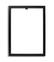 A4 Contemporary Black Wooden Effect Picture Frame Picture Frames - HobbyJobby