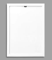 A4 Contemporary White Wooden Effect Picture Frame Picture Frames - HobbyJobby