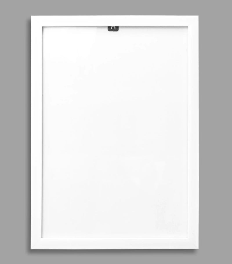 A4 Contemporary White Wooden Effect Picture Frame Picture Frames - HobbyJobby