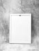 A4 Contemporary White Wooden Effect Picture Frame Picture Frames - HobbyJobby