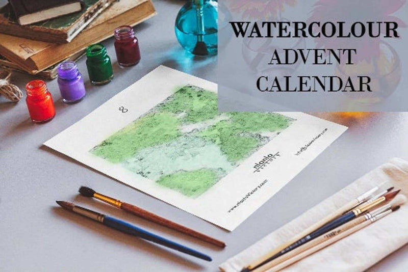 Watercolour Advent Calendar, Painting Advent Calendar, Paint: Cards and Paints
