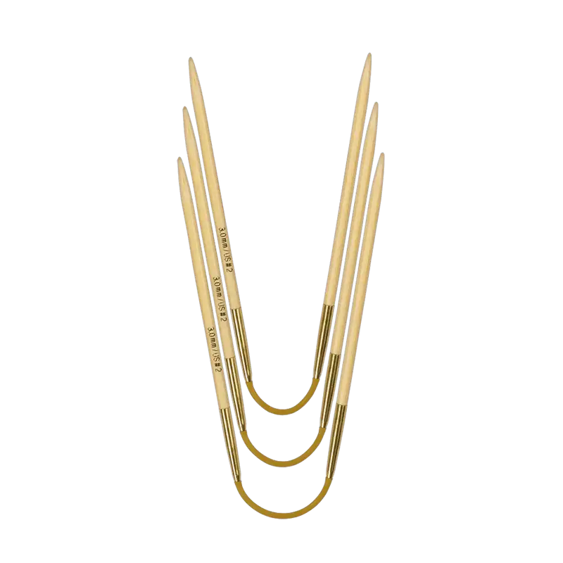 AddiCraSyTrio Bamboo Short (24 cm) Addi Crochet Accessories - HobbyJobby