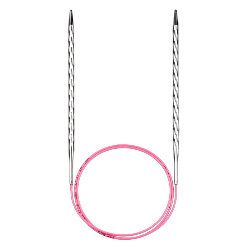 AddiUnicorn Basic Metall Rundstricknadel Circular Knitting Needle 80cm Addi Circular Knitting Needles - HobbyJobby