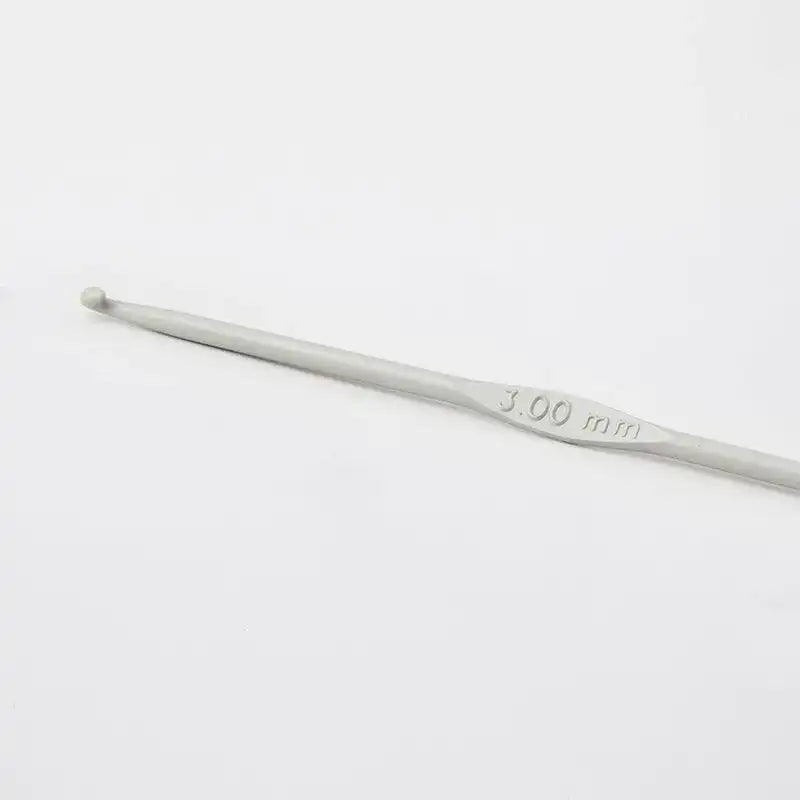 Aluminium Grey Single Ended Crochet Crochet Accessories - HobbyJobby