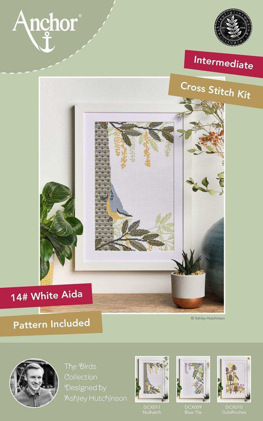 Anchor Cross Stitch Kit - DCX011, Birds Collection Cross Stitch Kits - HobbyJobby