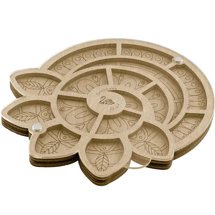 Bead Organizer - Bead Storage Box with Transparent Cover Wonderland Crafts Bead Organizers - HobbyJobby