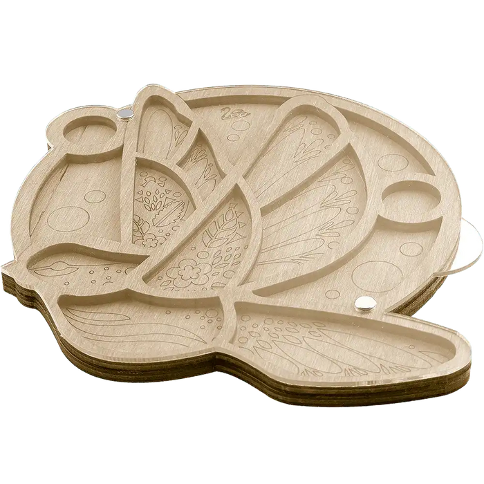 Bead Organizer - Bead Storage Box with Transparent Cover Wonderland Crafts Bead Organizers - HobbyJobby