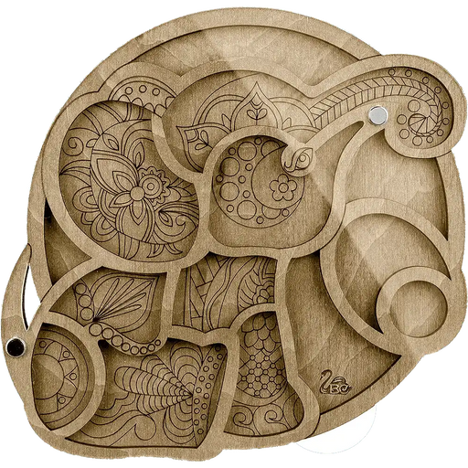 Bead organizer with transparent cover FLZB-033 Wonderland Crafts Bead Organizers - HobbyJobby