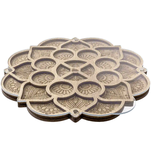 Bead organizer with transparent cover FLZB-091 Wonderland Crafts Bead Organizers - HobbyJobby