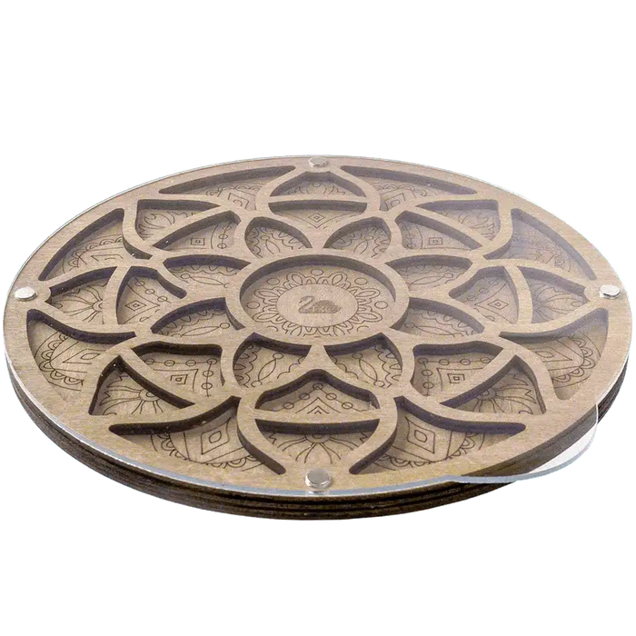 Bead organizer with transparent cover FLZB-096 Wonderland Crafts Bead Organizers - HobbyJobby