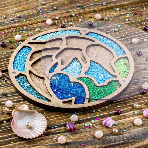 Bead organizer with transparent cover FLZB-114 Wonderland Crafts Bead Organizers - HobbyJobby