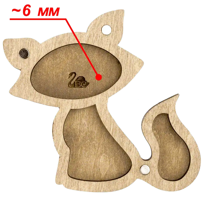 Bead organizer with wooden cover FLZB-099 Wonderland Crafts Bead Organizers - HobbyJobby