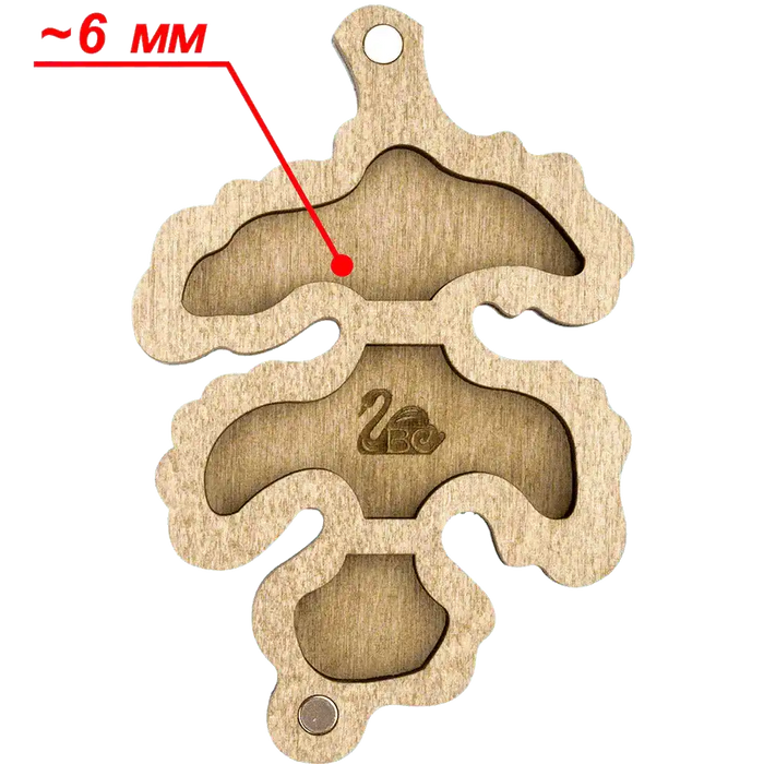 Bead organizer with wooden cover FLZB-102 Wonderland Crafts Bead Organizers - HobbyJobby