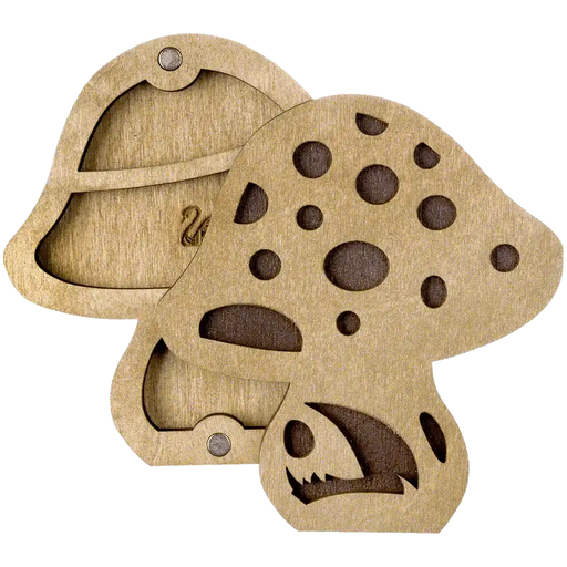 Bead organizer with wooden cover FLZB-103 Wonderland Crafts Bead Organizers - HobbyJobby