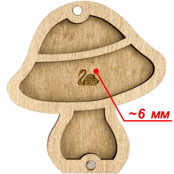 Bead organizer with wooden cover FLZB-103 Wonderland Crafts Bead Organizers - HobbyJobby