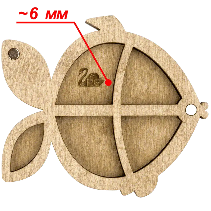 Bead organizer with wooden cover FLZB-105 Wonderland Crafts Bead Organizers - HobbyJobby