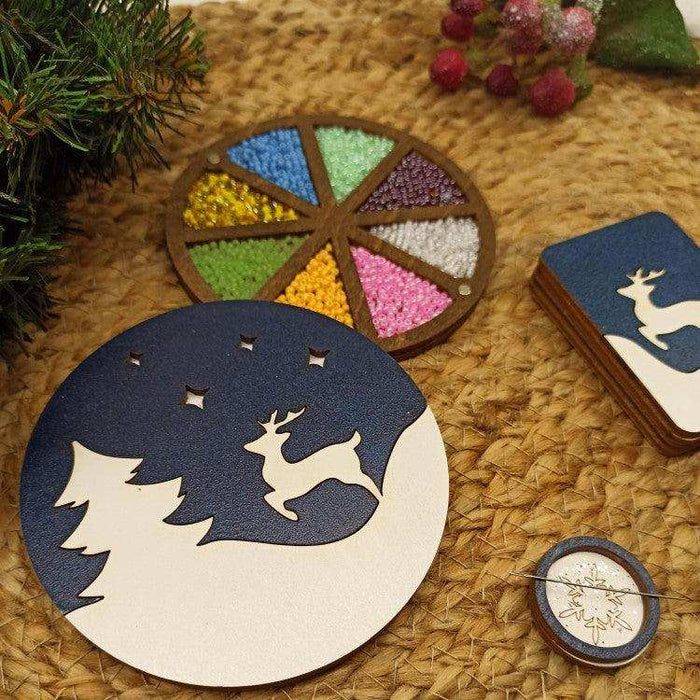 Beads Organizer "Winter deer" HobbyJobby Bead Organizers - HobbyJobby