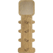 Blank for embroidery with thread on wood FLHW-009 Wonderland Crafts Blank for Embroidery - HobbyJobby