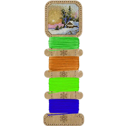 Blank for embroidery with thread on wood FLHW-011 Wonderland Crafts Blank for Embroidery - HobbyJobby