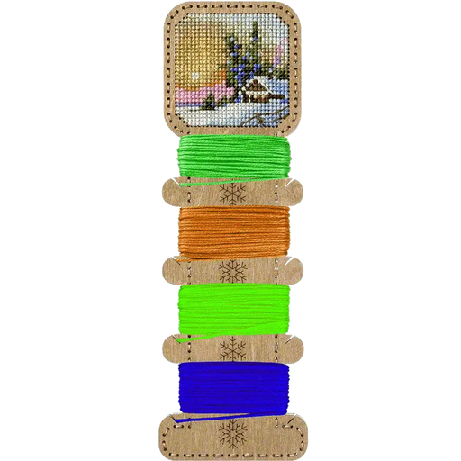 Blank for embroidery with thread on wood FLHW-011 Wonderland Crafts Blank for Embroidery - HobbyJobby