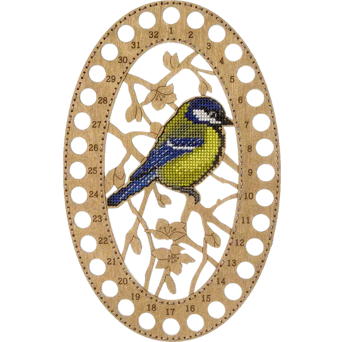 Blank for embroidery with thread on wood FLHW-014 Wonderland Crafts Blank for Embroidery - HobbyJobby