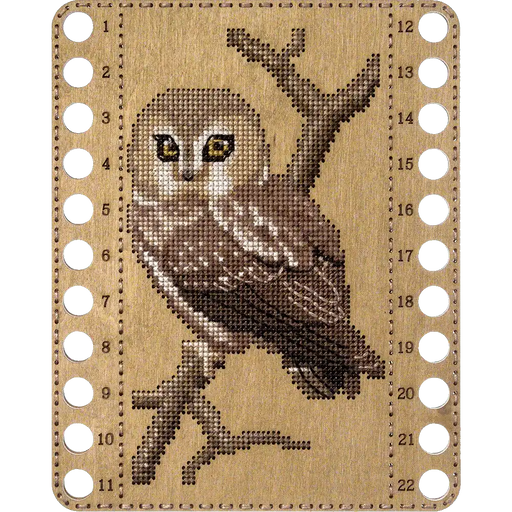 Blank for embroidery with thread on wood FLHW-016 Wonderland Crafts Blank for Embroidery - HobbyJobby