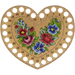 Blank for embroidery with thread on wood FLHW-017 Wonderland Crafts Blank for Embroidery - HobbyJobby