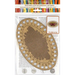 Blank for embroidery with thread on wood FLHW-018 Wonderland Crafts Blank for Embroidery - HobbyJobby