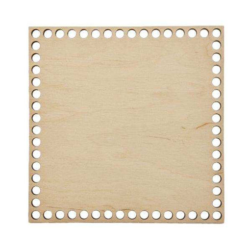 Bobilon Square Wooden Bottom for Crochet Baskets Crochet Accessories - HobbyJobby