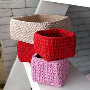 Bobilon Square Wooden Bottom for Crochet Baskets Crochet Accessories - HobbyJobby