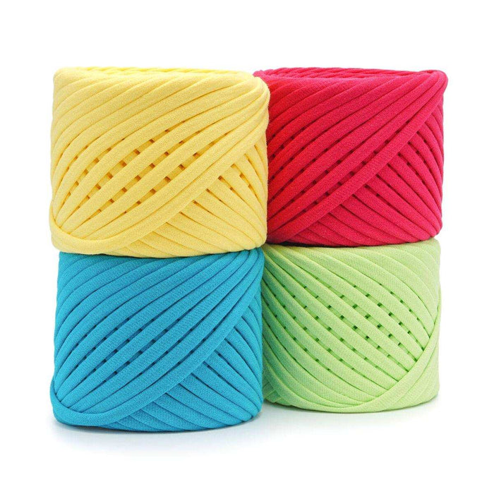 Bobilon T-shirt Yarn Balls 7-9mm - Set of 4 Chunky Yarn - HobbyJobby