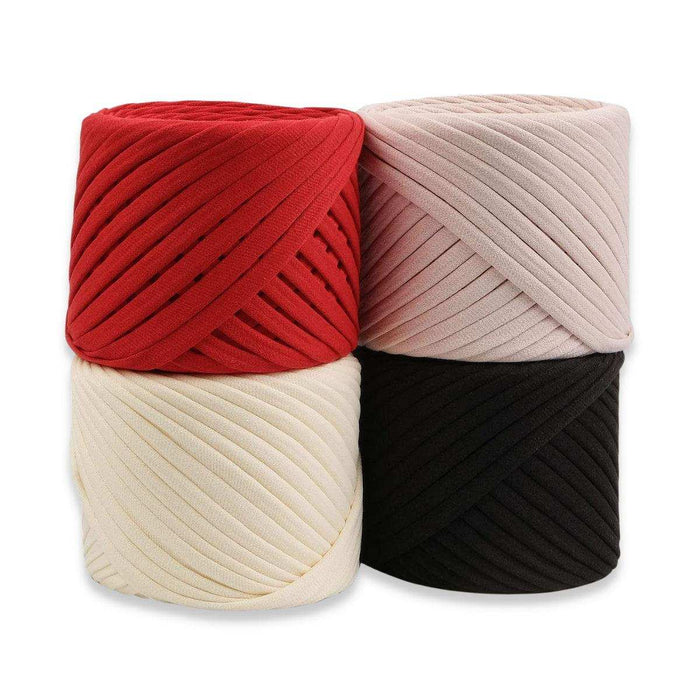 Bobilon T-shirt Yarn Balls 7-9mm - Set of 4 Chunky Yarn - HobbyJobby