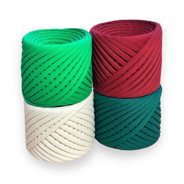 Bobilon T-shirt Yarn Balls 7-9mm - Set of 4 Chunky Yarn - HobbyJobby